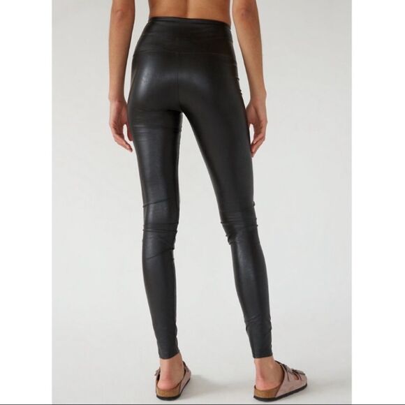 Wilfred Free Skinny Black Faux Leather Leggings - Picture 9 of 9